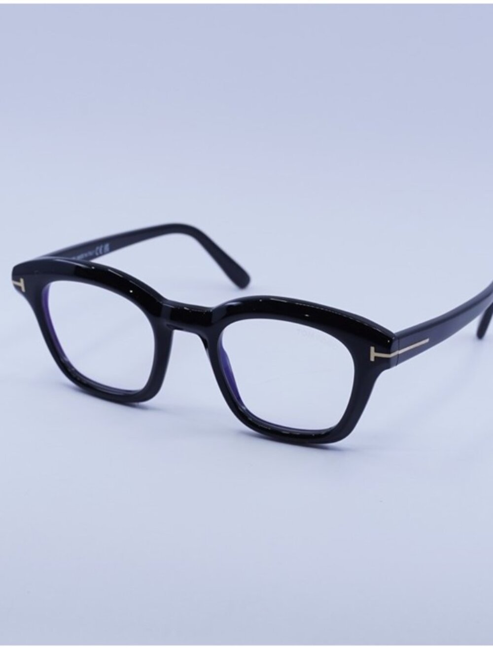 Tom Ford FT5961-B 001 Eyeglasses Black 49mm Oval Frame